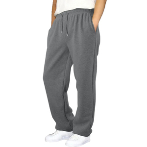 Pantalon décontracté pour homme en polyester/coton tricoté, léger et infroissable, avec cordon de serrage, idéal pour l'hiver – Forte demande, vente en gros - Product Image 1