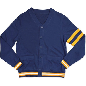 Ajoutez vos pulls personnalisés de haute qualité à col en V pour les logos de sororités/fraternités/écoles/collèges/universités, cardigans tricotés - Product Image 1