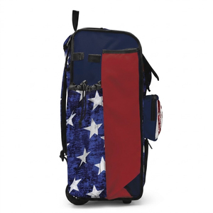Bolsa de Equipamiento de Béisbol con Ruedas y Logotipo Personalizado, Gran Capacidad, Impermeable, de Poliéster, para Entrenamiento y Viajes - Product Image 4