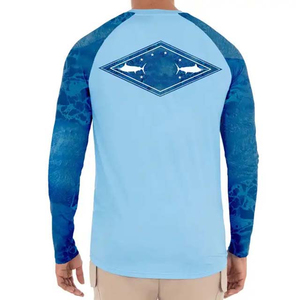 Camisa de Pesca Unisex con Capucha y Protección Bucal, 100% Poliéster, Secado Rápido, UPF 50+, Sublimación, Venta al Por Mayor - Product Image 2