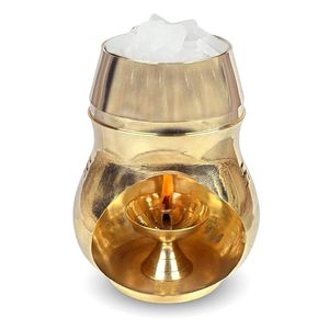 Brass <b>Incense</b> Burner Lamp Traditional Dhoop Burner Decorative Aroma Diffuser Pooja Home Temple Spiritual Decor - Product Image 3