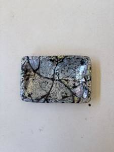 Meilleures ventes en Indonésie, porte-savon rectangulaire écologique antidérapant avec incrustation de coquillages, motif mosaïque noir, blanc et gris - Product Image 4
