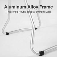 Table pliante de glamping pour l'extérieur - Portable en aluminium et bambou pour pique-nique, repas, cour et balcon, camping
