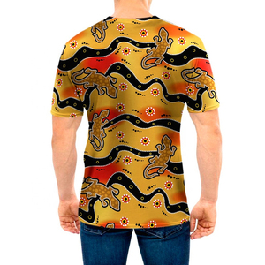 Camiseta Deportiva de Manga Corta para Hombre, Cuello Redondo, Color Azul Marino, Corte Regular, 100% Algodón Tejido Transpirable, 320g - Product Image 4
