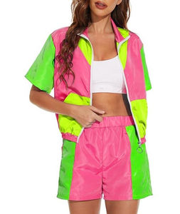 Ensemble veste et short matelassés pour femme, deux pièces, hiver, décontracté, imprimé, imperméable, respirant, léger - Product Image 5