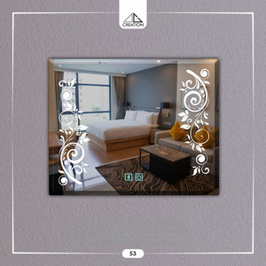 Miroir LED design bicolore avec Bluetooth, interrupteur tactile sans cadre, design artistique décoratif, léger et écologique - Product Image 4