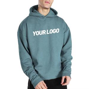 Fabricants de sweats à capuche unis et vierges Streetwear en molleton 100% coton épais 400 g/m² personnalisés pour hommes - Product Image 6