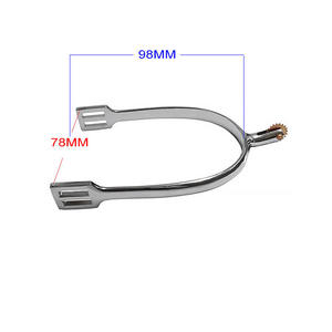 Engranaje de latón giratorio de primera calidad para caballos, con acabado cromado plateado, para carreras, equitación, uso exterior y estilo western. - Product Image 2