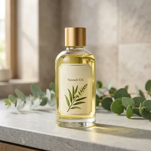 Huile Essentielle Florale Pure Distillée à la Vapeur Naturelle, Marque Privée Personnalisée, Niaouli, Lavande, Menthe Poivrée, Arbre à Thé, Orange, Pour Tous Types de Peau - Product Image 3
