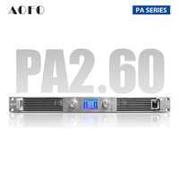 Amplificateur de puissance numérique 2x600W avec écran LCD, professionnel, double canal, audio haute résolution, stable 2 ohms, pour enceintes DJ, PA, subwoofers et spectacles en direct