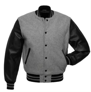 Blouson universitaire homme style cool personnalisé, en cuir respirant, coupe longue et fine, idéal pour l'hiver – Meilleures ventes - Product Image 4