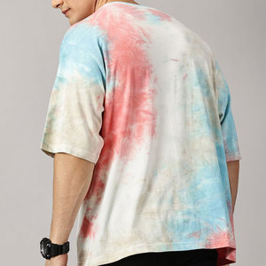 T-shirts pour hommes en coton 100% de haute qualité, coupe ample, nouveau design, étiquette privée, col rond, vente en gros, personnalisable - Product Image 3