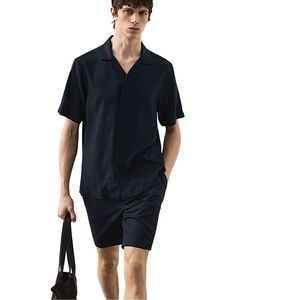 Breathable Linen Rich Hawaiian Shirt Men Tropical Island Print Casual Short Sleeve Resort Wear Button <b>Down</b> Lightweight Summer - Product Image 3