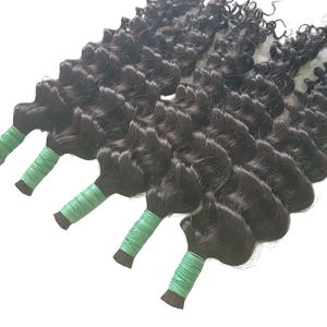 2025 paquetes de cabello virgen Natural puro seleccionados ondas profundas suaves 100% extensiones de cabello Remy cutícula alineada extensiones de cabello mejor materia prima - Product Image 3