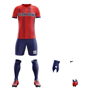 Equipación Profesional de Fútbol con Impresión de Patrocinadores y Logotipos - Product Image 3