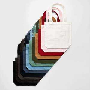 Eco Friendly Recycled Cotton <b>Tote</b> Bag | Reusable Large Grocery Carryall | Plain Shoulder Shopping Bag Custom Logo Promotional - Product Image 2