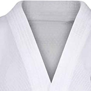 Uniformes de Taekwondo Personalizados Negros y Rojos Ligeros de 380g, Traje de Karate de Artes Marciales Unisex 100% Poliéster para Adultos - Product Image 3