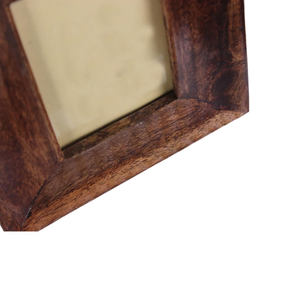 Cadre photo en bois de manguier massif antique traditionnel, artisanal, rustique, vintage, décoration de table pour la maison, le bureau, la boutique - Product Image 6