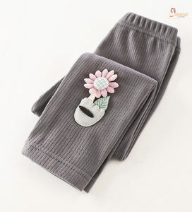 Leggings de Yoga para Niñas, Estilo Vintage, Largos, 100% Algodón, Transpirables y de Secado Rápido - Product Image 2