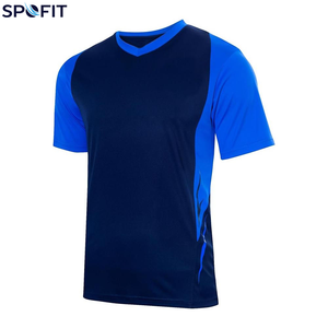 New Customized Logo Quick Dry Custom Soccer Football Jersey Training Sports Wears 100% Polyester Breathable Soccer Jersey - Product Image 1