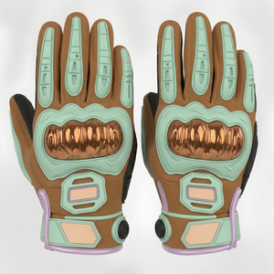 Guantes de Motocicleta de Cuero Negros, Guantes Deportivos para Motociclismo en Carretera, Guantes de Cuero para Trabajo y Carreras - Product Image 2