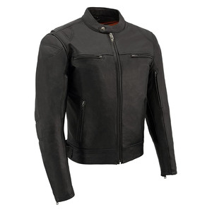 Chaqueta de Motocicleta SAMROZ SPORTS Unisex de Cuero para Hombre, Reversible, Impermeable, Ventilada, con Protección para Motocross, Transpirable - Product Image 1