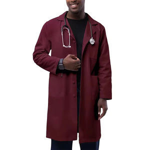 Blouses de laboratoire et uniformes médicaux personnalisés en coton unisexe pour infirmières, médecins et personnel hospitalier – Tissu à séchage rapide - Product Image 1