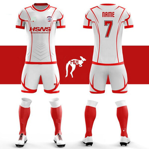 Football 2026 Custom <b>Heat</b> Transfer Printed Soccer Jersey Short Breathable Quick Dry Team Uniform Youth Football Training Wear - Product Image 6