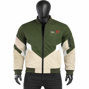 Custom Men's <b>Winter</b> High Street Bomber <b>Jacket</b> 100% Polyester/Cotton Soft Shell Bonded Plus Size Stand Collar ODM <b>Waterproof</b> - Product Image 1