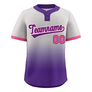 Sublimation Printed Baseball Jerseys Custom Color Softball Jerseys College Baseball <b>T</b>-<b>Shirts</b> OEM Service Design Customized OEM - Product Image 2