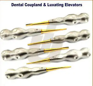 Elevadores de Raíz Dentales Internacionales Dogmatic, Elevador Coupland de Acero Inoxidable con Empuñadura Ergonómica, Instrumentos Quirúrgicos - Product Image 3