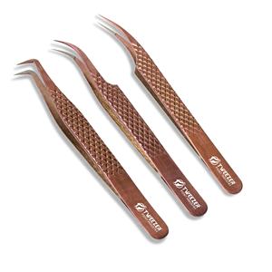 Outils de beauté faits à la main de haute précision meilleure vente pince à cils avec pointe pointue pour l'épilation des cheveux en couches minces épaisses - Product Image 1