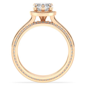 Bagues de fiançailles REYES de luxe en forme de cœur, certifiées GRA, en moissanite, argent sterling 925 avec placage rhodium, bijoux fins - Product Image 6