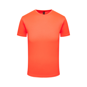 เสื้อยืดวิ่งผ้าโพลีเอสเตอร์ถัก 100% ระบายอากาศ แห้งเร็ว นุ่มสบาย สำหรับผู้ชายและผู้หญิง รับผลิตตามสั่งพร้อมสกรีนโลโก้ ขายส่ง DDP - Product Image 4