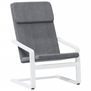 Sillón Relajante para Sala de Estar en Gris Oscuro y Blanco - Product Image 2