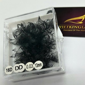 Extensiones de Pestañas de Volumen Sintético Pre-fabricadas, Abanicos Estrechos Hechos a Mano, Curvatura Larga C/CC/D/DD/M/L, Entrega Rápida - Product Image 3