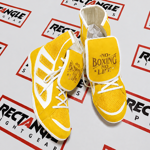 Gants de boxe personnalisés en cuir et en mesh, haute qualité, durables, pour l'entraînement et la compétition, chaussures de boxe - Product Image 1