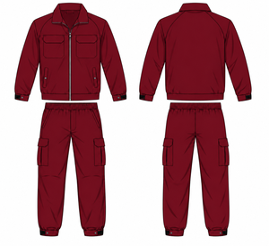 Custom 2 piece Jogging Track Suits Zip up Nylon Set Joggers Set For Men Women Wind Breaker Nylon <b>Tracksuit</b> - Product Image 2