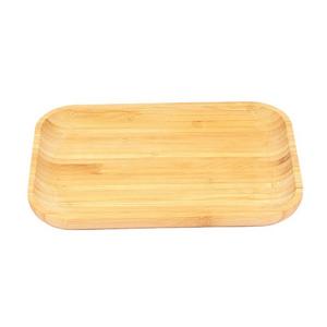 Plateau de service robuste en bois massif, polyvalent, pour thé, café, ottoman, présentation de nourriture - Product Image 6