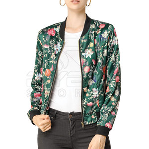 Best Quality Stylish Refined Wardrobe Women Printing Varsity <b>Jackets</b> Contemporary Apparel For Lifestyle For Online - Product Image 5