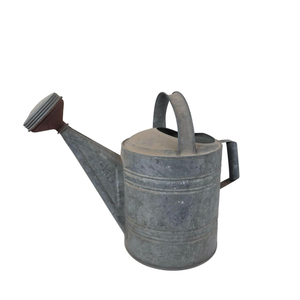 Classic Vintage Style Galvanized Steel Metal Watering Can Heavy Duty Anti-Rust Indoor Outdoor <b>Garden</b> Plant Waterer Utility Jug - Product Image 4