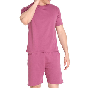 Men Summer <b>Set</b> Soft Lightweight Two Piece Clothing Breathable Fabric Ideal For Summer Fitness Training Outdoor Activities - Product Image 4