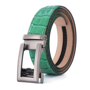 Black <b>Reversible</b> Genuine Leather <b>Belt</b> Alloy Pin Buckle Casual Formal Men <b>Belt</b> 1 3/8 in Width - Product Image 1