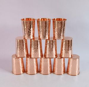 Verres à boire en cuivre de style traditionnel, fournisseur en gros, fabricant, marquage personnalisé, exportation, vaisselle réutilisable, durable - Product Image 2