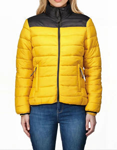 Chaquetas de plumón de invierno de diseño personalizado, nuevo estilo, manga larga, mejor calidad, con cremallera, para mujer. - Product Image 6
