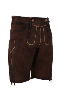 Lederhosen/trachten Bavarian กางเกง lederhosen หนังแท้สั้นสำหรับผู้ชาย - Product Image 5