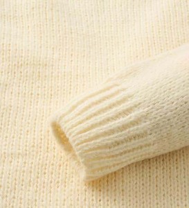 Pull en néoprène respirant à col rond pour femme, tricot structuré futuriste, haut moderne - Product Image 2