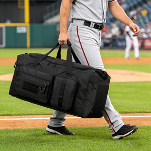 Custom Large Waterproof Breathable Comfortable Lightweight High Quality Equipment Gear Batting <b>Backpack</b> <b>Rolling</b> Duffle Bag - Product Image 5