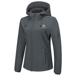 Nueva Chaqueta Cortavientos de Punto para Mujer, Diseño Exclusivo, Alta Calidad, Marca Privada, Estilo Urbano, Impermeable y Transpirable, con Cierre de Cremallera - Product Image 1