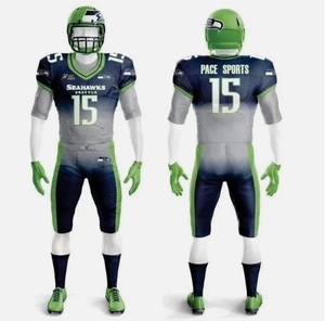 เสื้อฟุตบอลอเมริกันปักลายสำหรับผู้ชายราคาส่งถูก ชุดยูนิฟอร์มรักบี้คุณภาพสูง ชุดกีฬา 2 ชิ้นคุณภาพสูง - Product Image 1